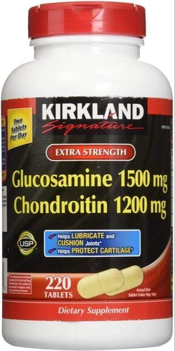 Kirkland Signature Extra Strength Glucosamine 1500Mg/Chondroitin 1200Mg Sulfate - 220 Tablets Efficacy: Promote Healthy & Growth