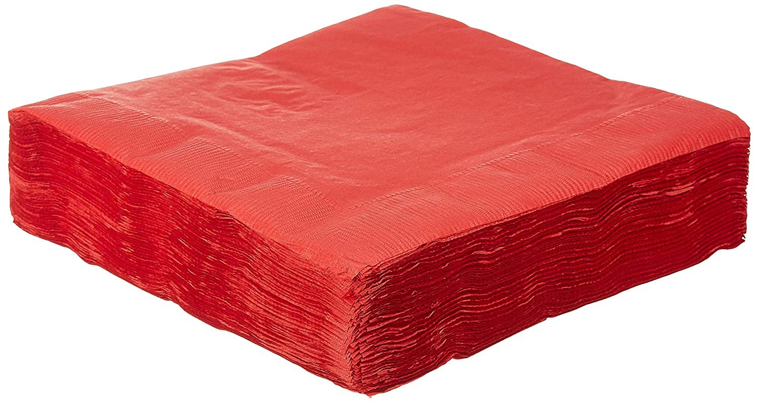 2 ply red tissue paper
