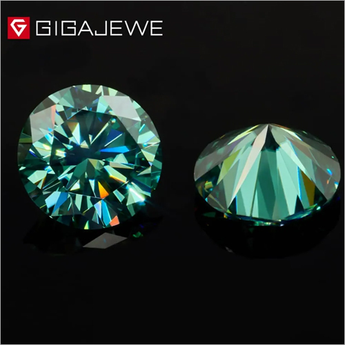 Dark Green Color Moissanite Diamond