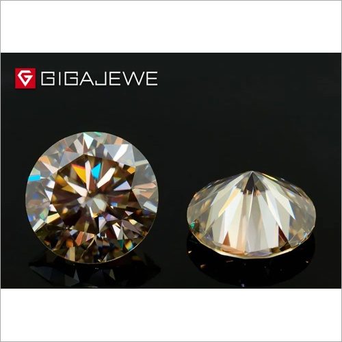 Brown Color Moissanite Diamond