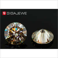 Brown Color Moissanite Diamond