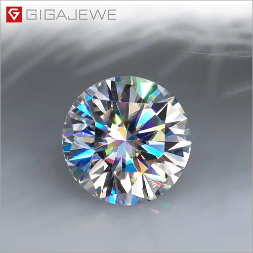 Crystal Round Moissanite Diamond