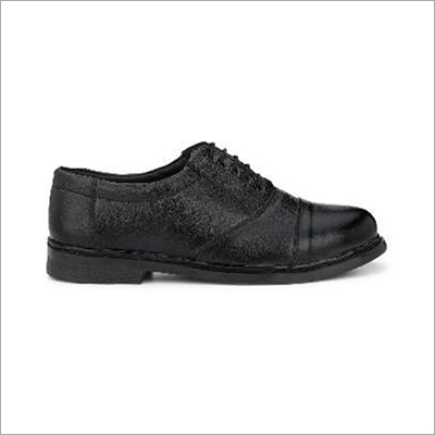 Black Mens Steel Toe Oxford Safety Shoes For Security Services