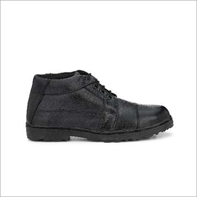 Black Mens Steel Toe Oxford Safety Boots For Security Services