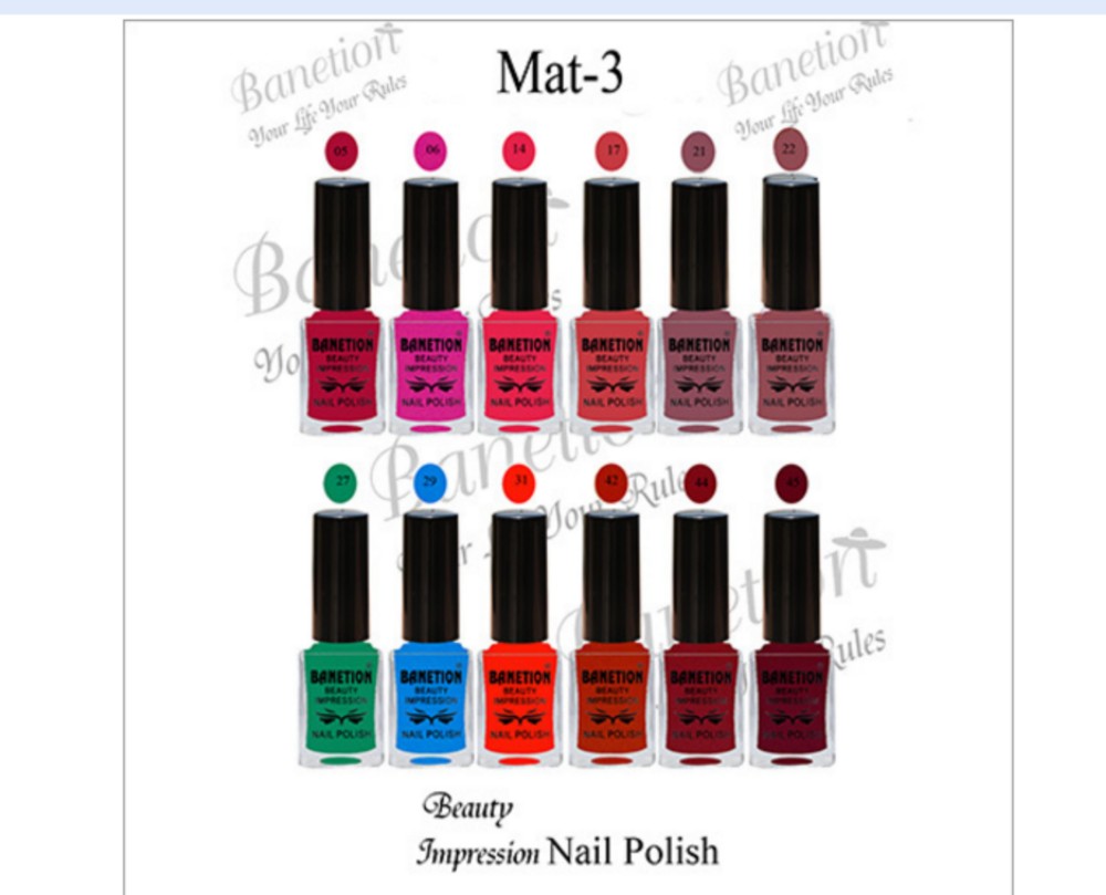 Mat 3 Beauty Impression Nail Polish - Color Code: 120 Shades