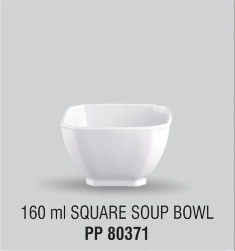 Food-grade Virgin Plastic Square Soup Bowls