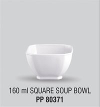 Food-Grade Virgin Plastic Square Soup Bowls