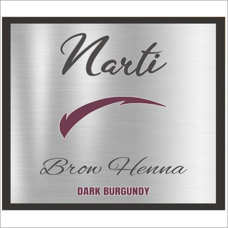 Dark Burgundy Brow Henna