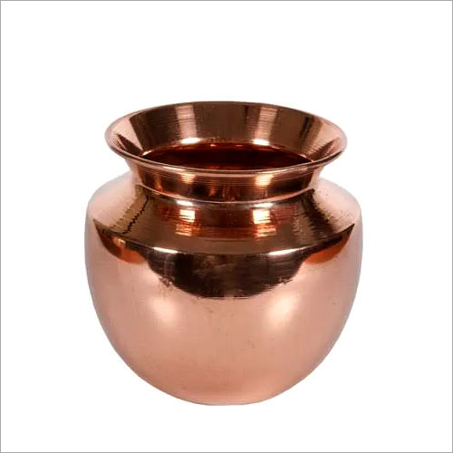 Kumbakonam Copper Tumbler Set Model 5 (2 Pcs)