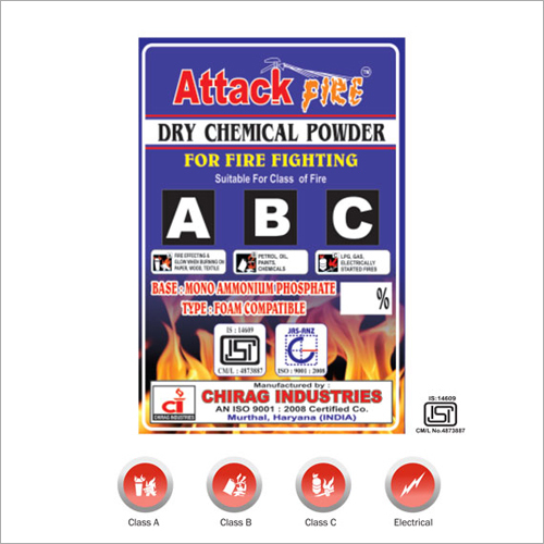 A,B And C Fire Fighting Chemicals
