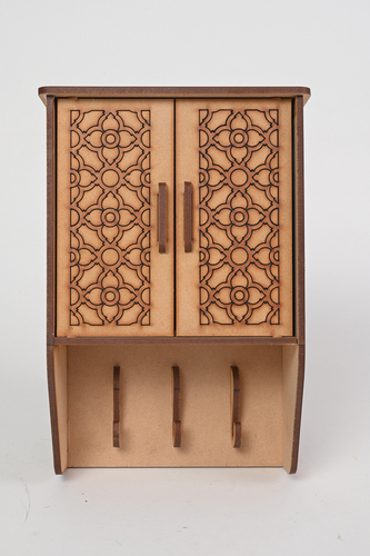 Wooden Carved Key Holder