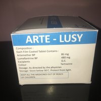 Artemether 80 mg + Lumefantrine 480 mg tabs.