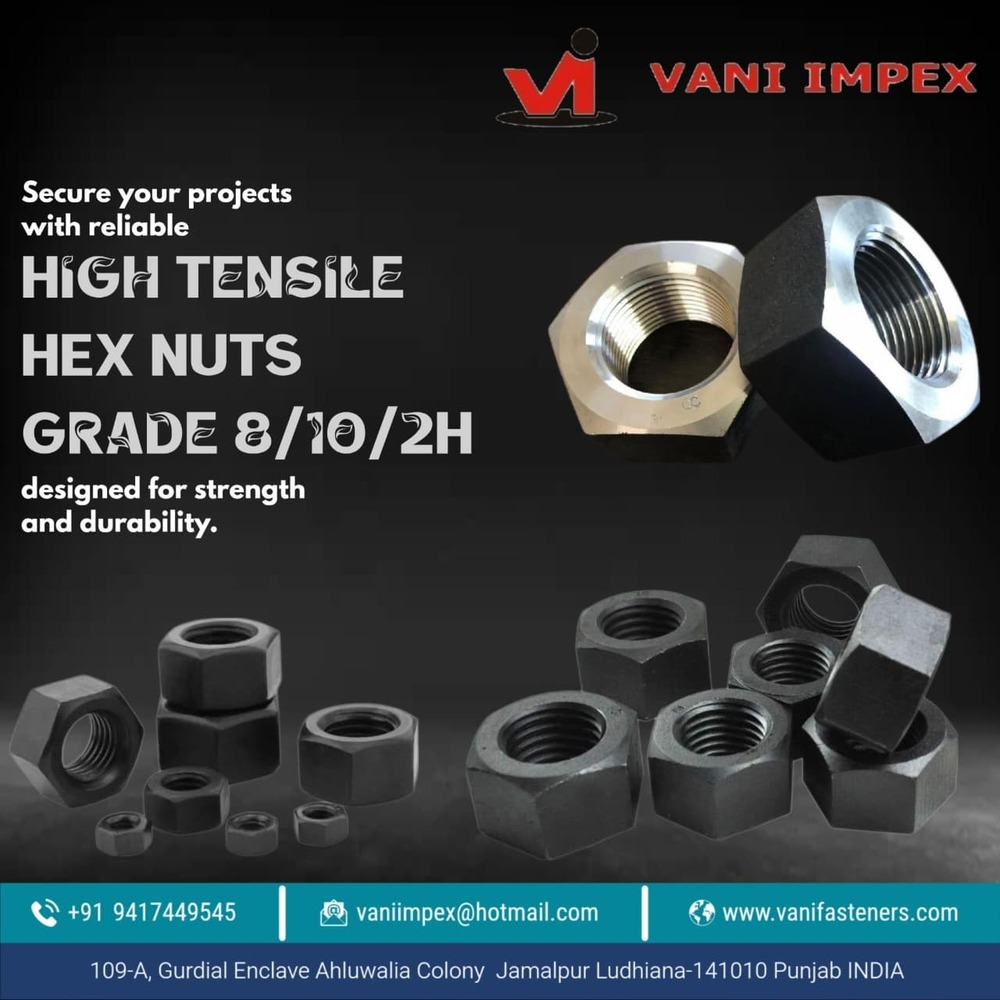 Heavy Hex Nut Application: Industrial