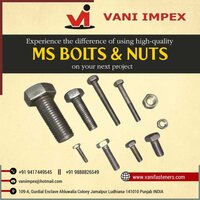 Ms Bolt Nut - Application: Fastening