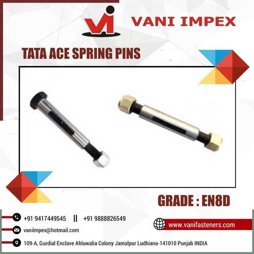 Tata Ace Spring Pin With Double Nut And Tata Ace Spring Pin With Single Nut