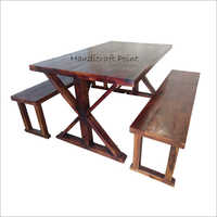 Solid Wood Restaurant Dining Set