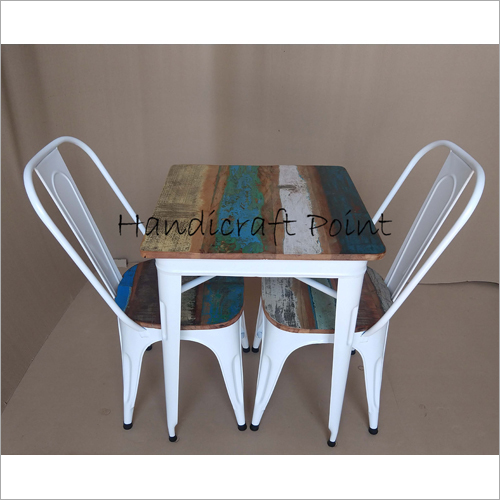 2x2 Tolix Dining Table Set