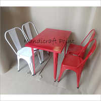 Iron Powder Coated Chairs And Tables