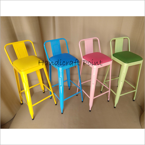 Bar Stool Chair With Cushion By HANDICRAFT POINT