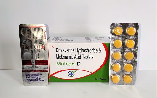 MEFENAMIC ACID & DROTAVERINE HYDROCHLORIDE TABLETS By CADDIX HEALTHCARE