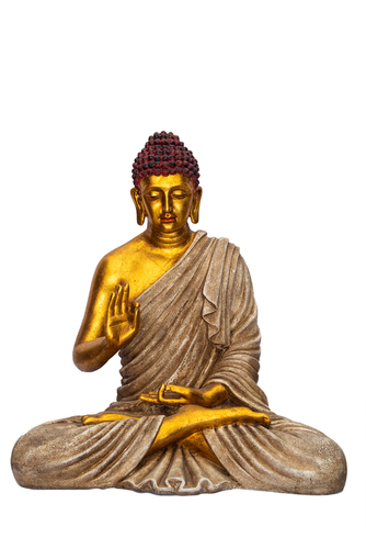 Easy To Install Antique Finish Buddha Statue