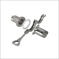 Clamp Ferrule - Brass Material Round Shape - Industrial Grade Polished Silver Finish