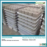 Recycle Plastic Bricks Pallets