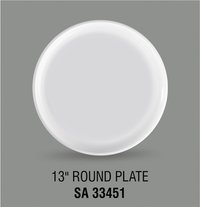 Acrylic 13 Inches Round Plates