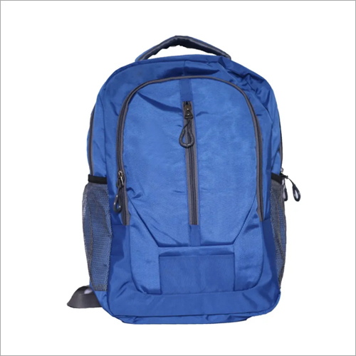 College Backpack Bag - Polyester Material, Different Sizes Available, Blue Color | Features Handles for Easy Carrying and Versatile Use