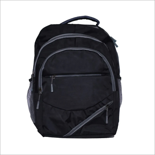 Stylish Backpack Bag - Available in Various Sizes | Black Color, Plain Design, Equipped with Handles