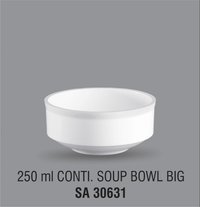 Acrylic Soup Bowl 250 Ml Big Continental