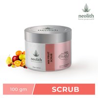 Neolith Mix Fruit Scrub - 100 G Cream | 100% Herbal, Organic Extract, Instant Glow, Alcohol Free, Safe For All Skin Types