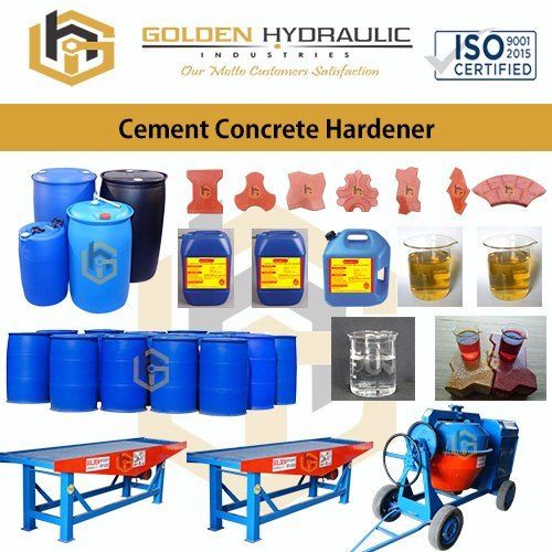 Cement Concrete Hardener - Liquid Density 1.05 g/cmÂ³, Blue Color in Drums, pH 10-12 for Optimal Concrete Application