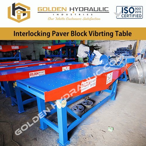 Interlocking Paver Block Vibrating Table 