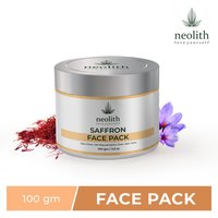 Neolith Saffron Face Pack - 100% Herbal Cream, Instant Glow & Radiance Boost For All Skin Types, Alcohol Free, Anti-aging & Skin Lightening Benefits