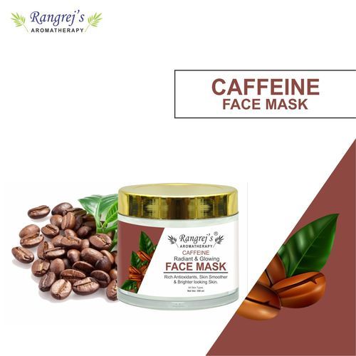 Rangrej's Aromatherapy Caffiene Radiant & Glowing Face Mask for Glowing & Brightening Skin Natural Skin Care Product for Men and Women (100ml)