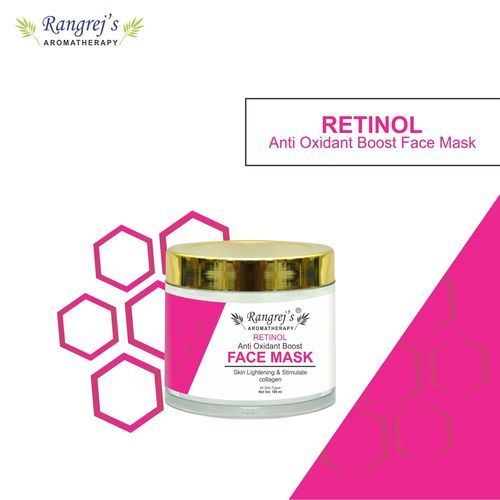 Rangrej's Aromatherapy Retinol Face Mask for Glowing & Brightening Skin Natural Skin Care Product for Men and Women (100ml)