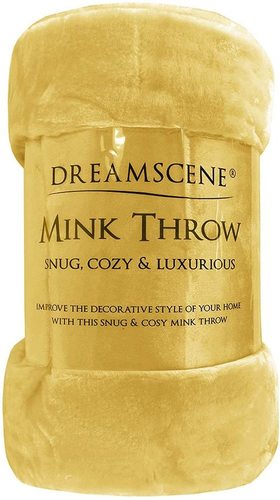 Luxury Faux Fur Mink Fleece Throw Over Sofa Bed Large Soft Warm Blanket
