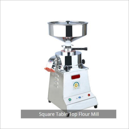 Square Table Top Flour Mill