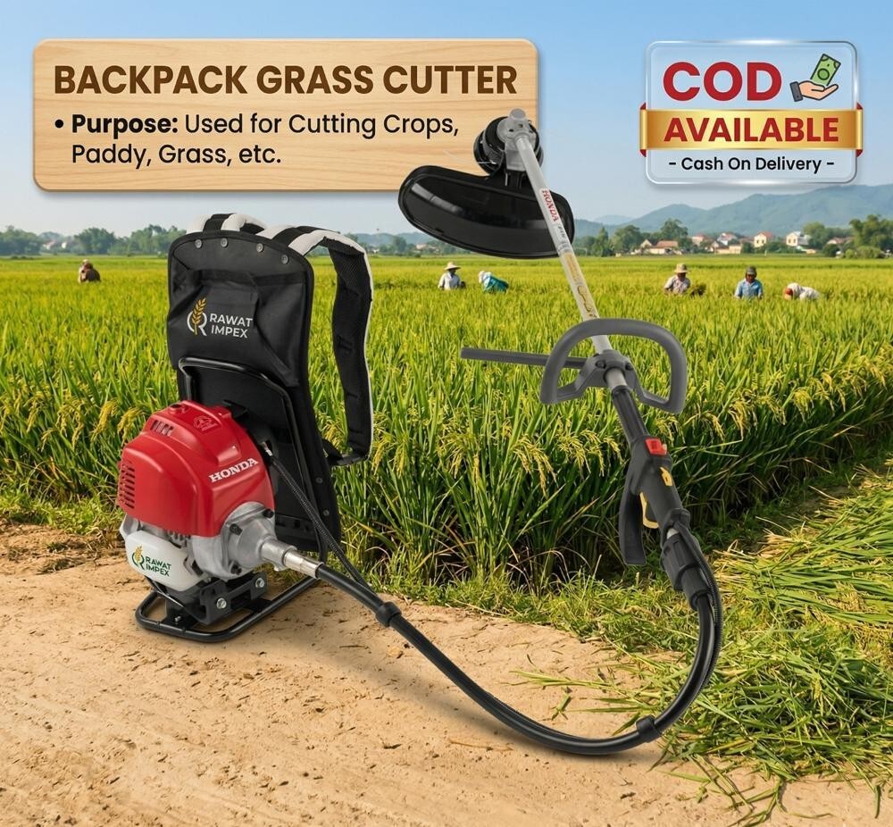 Rawat Impex 4 Stroke Side Pack Brush Cutter - Capacity: 200 M3/Hr