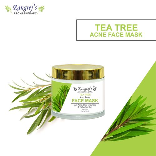 Rangrej's Aromatherapy Tea  Tree Face Mask For Glowing & Brightening Skin Natural Skin Care Product For Men And Women (100ml)