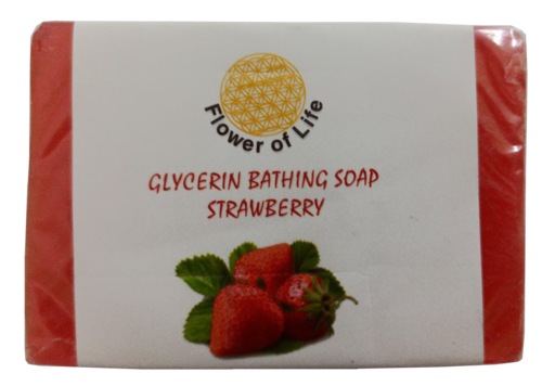 Strawberry Glycerin Bathing Soap