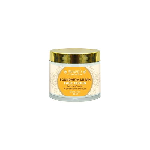 Rangrej's Aromatherapy Soundarya Ubtan Face Scrub for Radiant Glowing Skin For All Skin Type and for Men & Women (100ml)