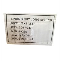 Spring Nut Long Spring