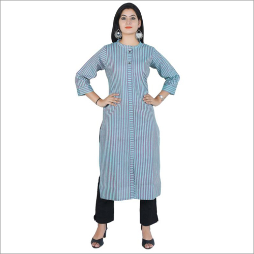 Ladies Plain Cotton Kurti
