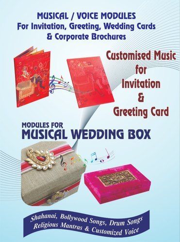 Musical Sikh Wedding Invitation Card With Chanting Of Shabads Module