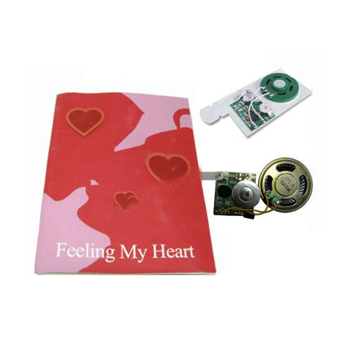 Greeting , Corporate, Wedding Invitation Cards Gift Box Musical Recordable Voice Sound Modules