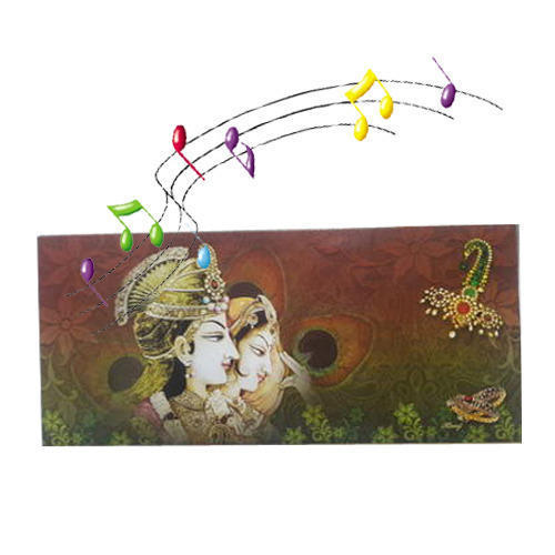 Musical Religious Wedding Cards Shiv Ji Bihane Chale Song
