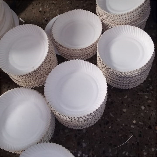Disposable White Plate