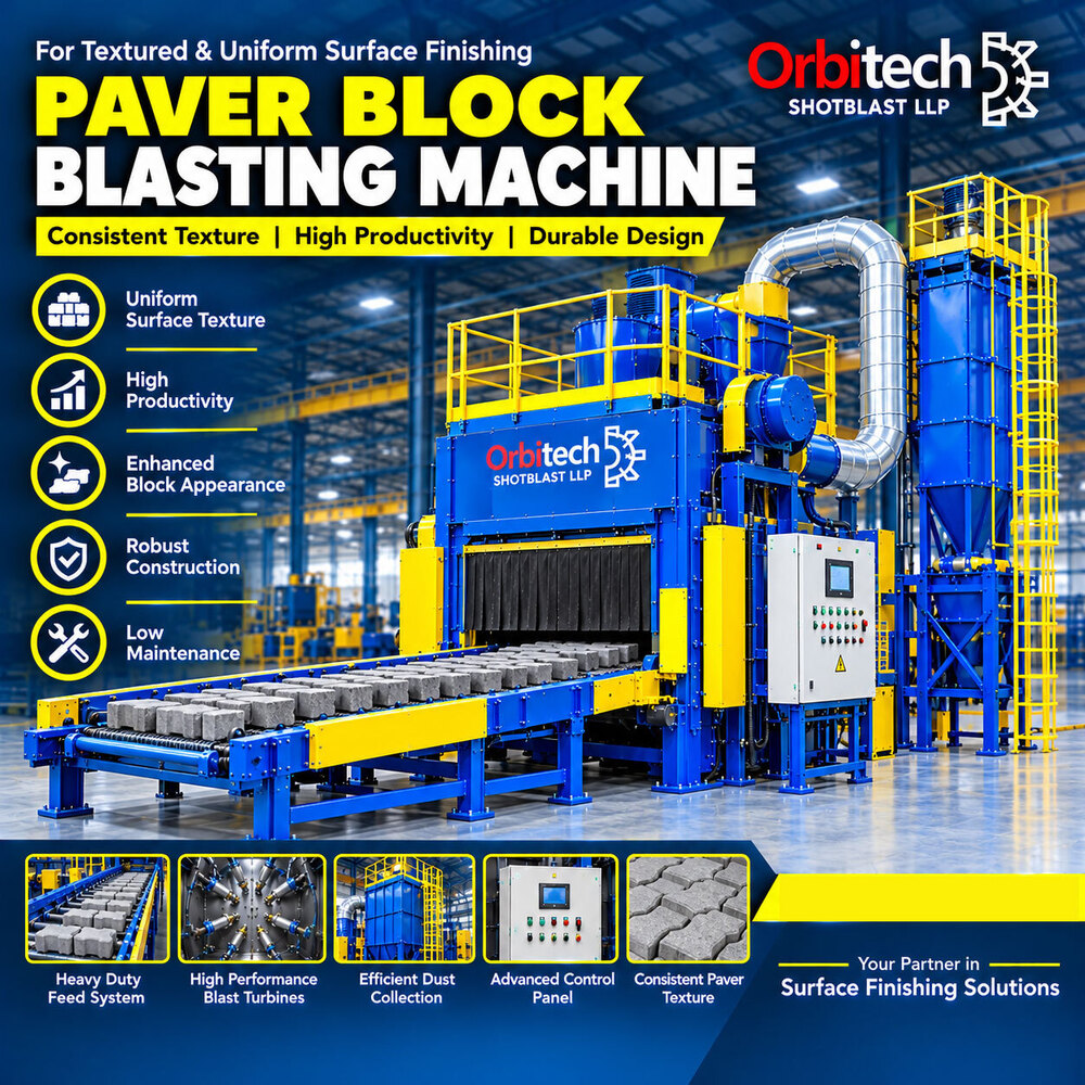 Paver Block Blasting Machine - General Use: Industrial